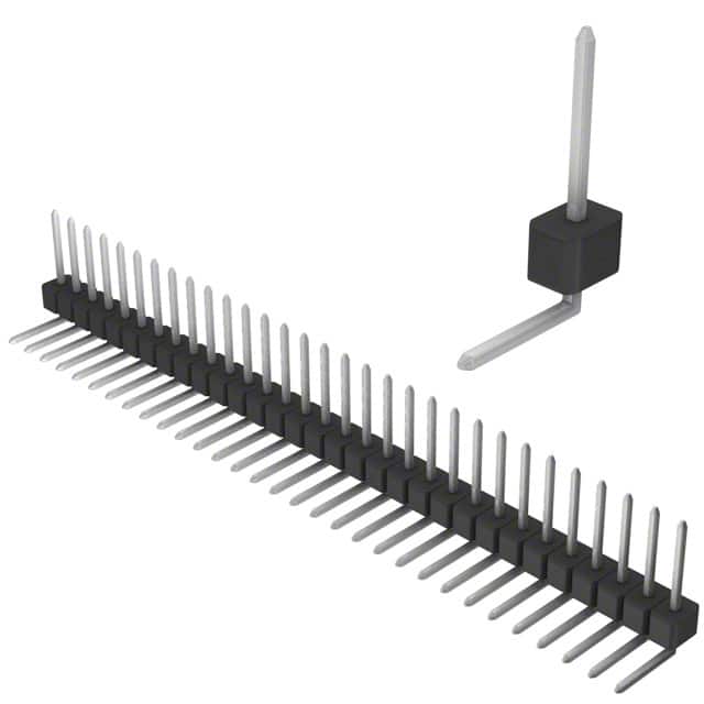 PEC31SGBN Sullins Connector Solutions                                                                    CONN HEADER .100 SINGL R/A 31POS