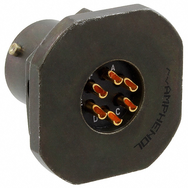 PT07A-10-6S Amphenol Industrial Operations                                                                    CONN RCPT FMALE 6POS SOLDER CUP