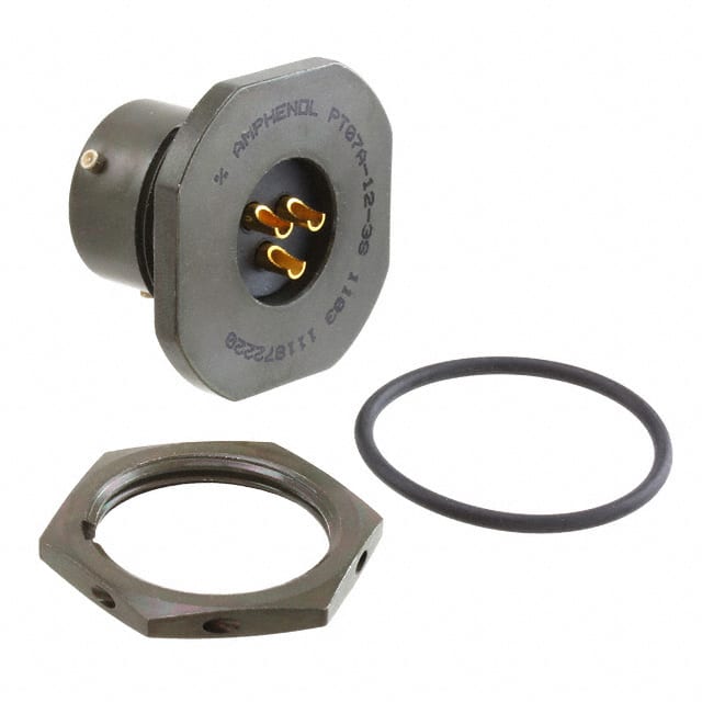 PT07A-12-3S Amphenol Industrial Operations                                                                    CONN RCPT FMALE 3POS SOLDER CUP