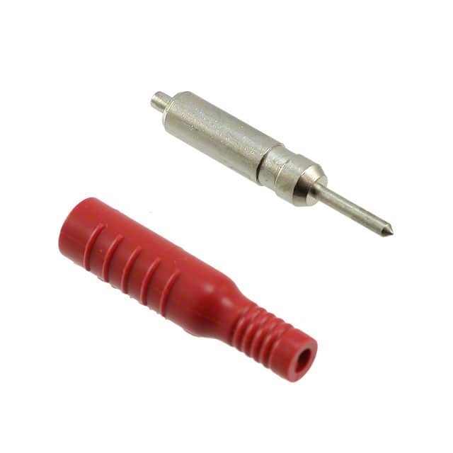 5173-2 Pomona Electronics                                                                    PIN TIP PLUG W/BOOT 18-22AWG RED