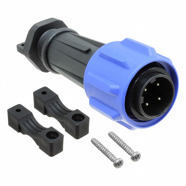 PXA911/04/P Bulgin                                                                    CONN PLUG MALE 4POS NICKEL SCREW