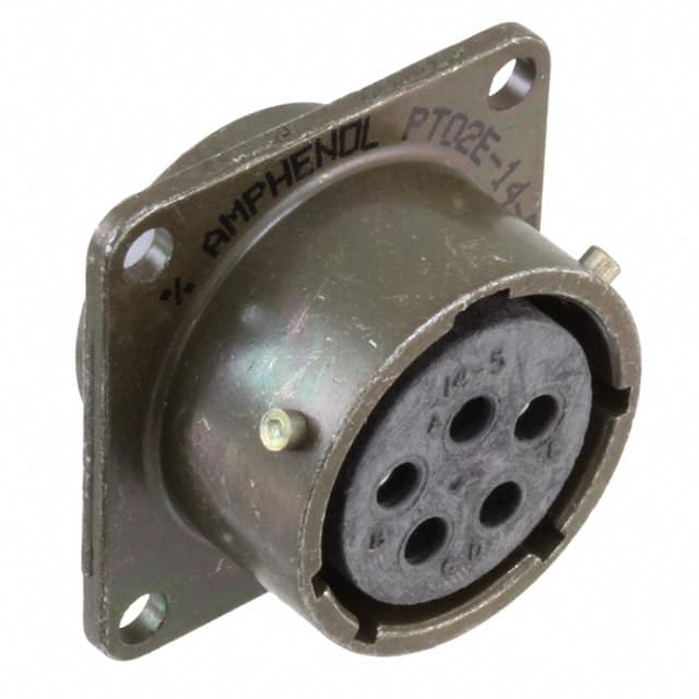 PT02E-14-5S Amphenol Industrial Operations                                                                    CONN RCPT FMALE 5POS SOLDER CUP