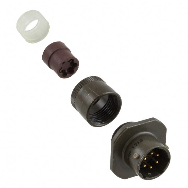 PT01E-10-6P Amphenol Industrial Operations                                                                    CONN RCPT MALE 6POS SOLDER CUP