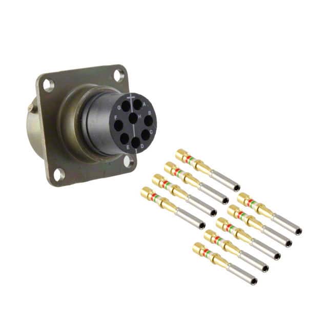 PT02SE-12-8S Amphenol Industrial Operations                                                                    CONN RCPT FMALE 8POS GOLD CRIMP