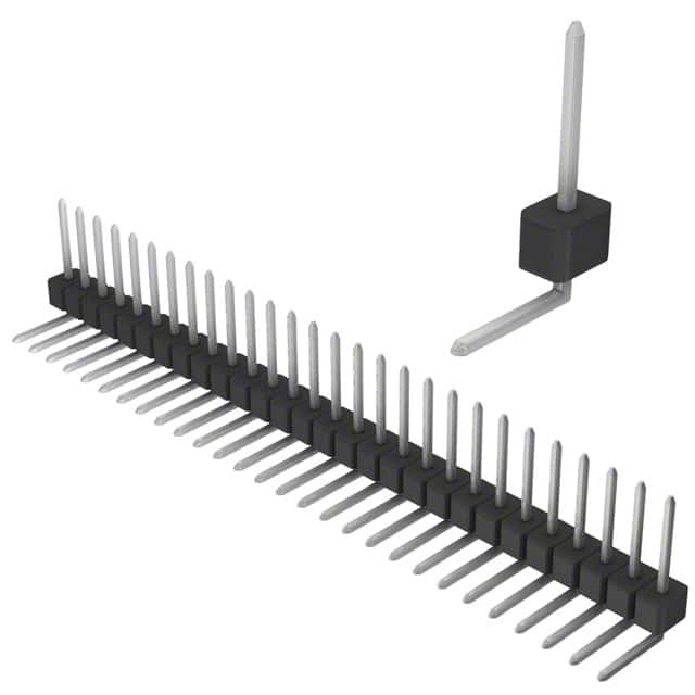 PEC28SGBN Sullins Connector Solutions                                                                    CONN HEADER .100 SINGL R/A 28POS