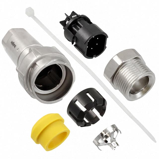PXM7011/06P/ST/1113/SN Bulgin                                                                    CONN RCPT MALE 6POS NICKEL SCREW