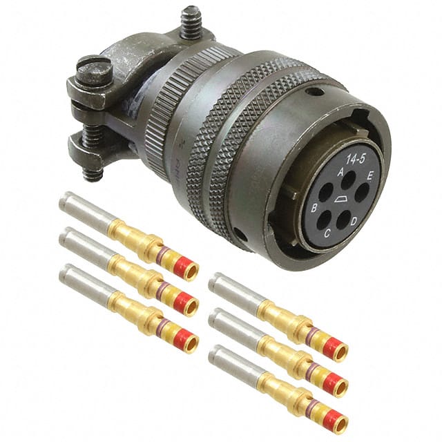 PT06SE-14-5S(SR) Amphenol Industrial Operations                                                                    CONN PLUG FMALE 5POS GOLD CRIMP