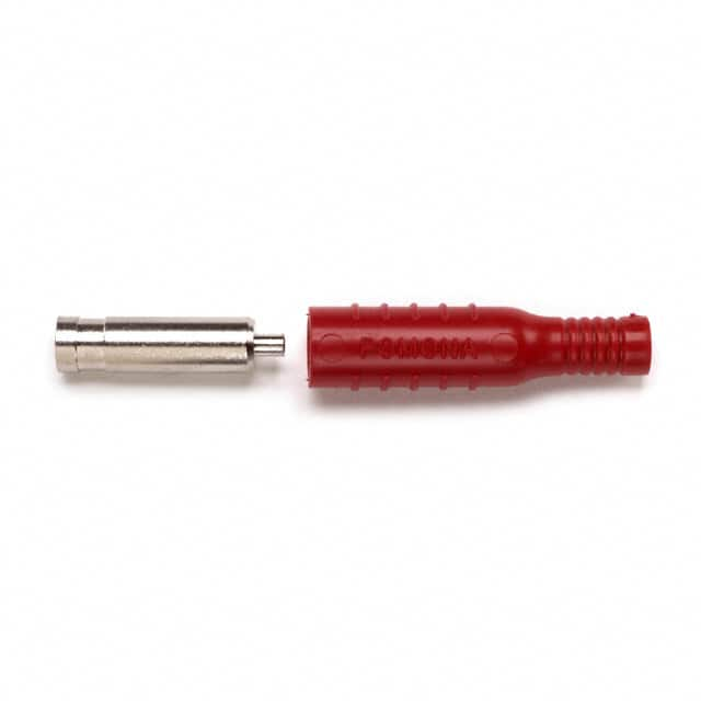 5167-2 Pomona Electronics                                                                    B-JACK W/BOOT 18-22AWG RED