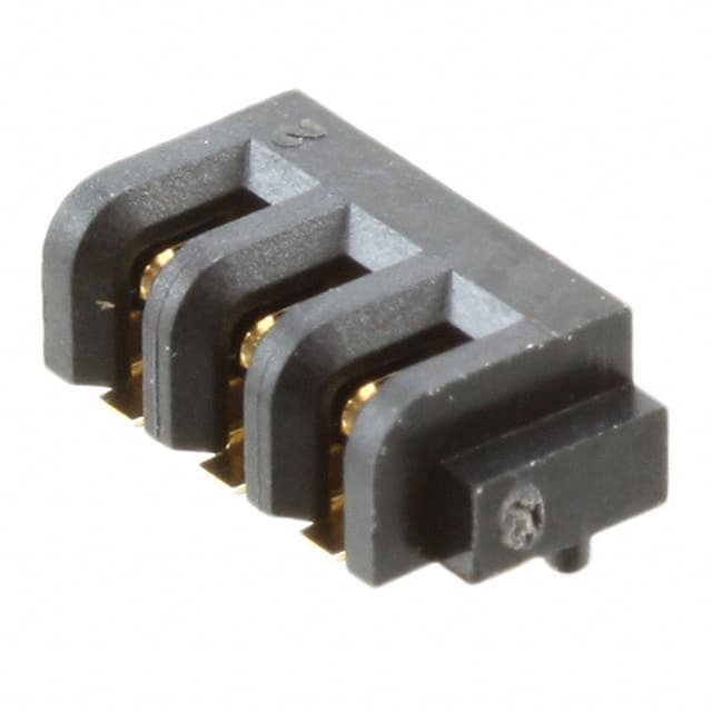 1612901-1 TE Connectivity AMP Connectors                                                                    CONN RCPT 3POS 2.00MM R/A SLDR