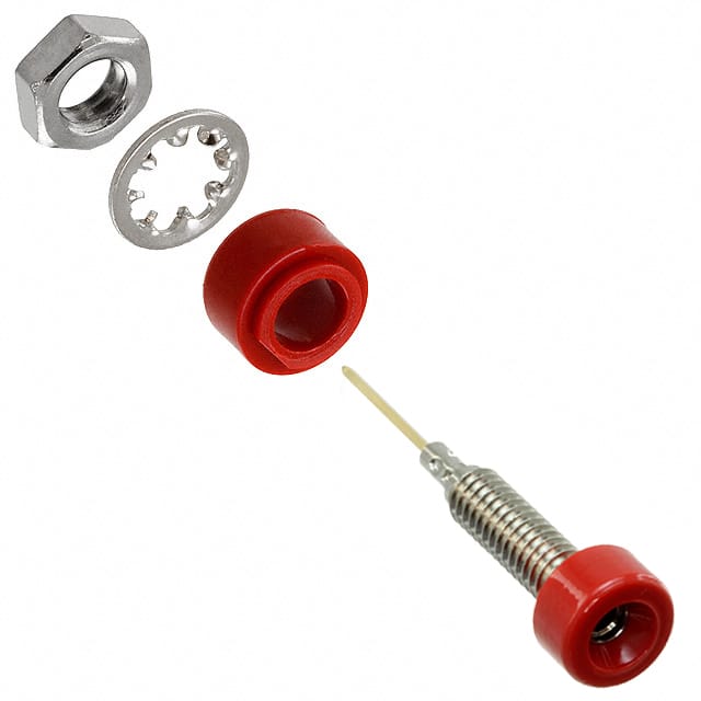 4773-2 Pomona Electronics                                                                    PIN TIP JACK W/WIRE WRAP RED