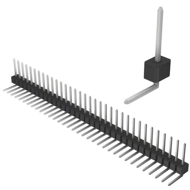 PEC34SGBN Sullins Connector Solutions                                                                    CONN HEADER .100 SINGL R/A 34POS
