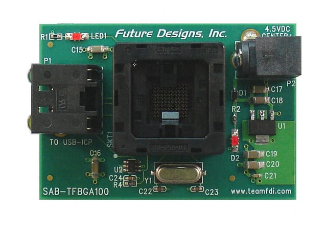 SAB-TFBGA100 Future Designs Inc.                                                                    BOARD SCKT ADAPTER FOR TFBGA100