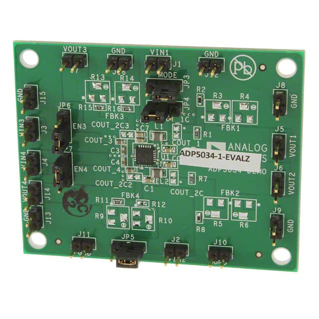 ADP5034-1-EVALZ Analog Devices Inc.                                                                    BOARD EVAL FOR ADP5034-1