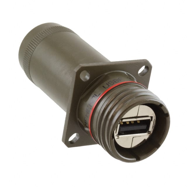 USBFTV2PE1G Amphenol PCD                                                                    CONN SQ FLANGE RCPT-USB-A RCPT