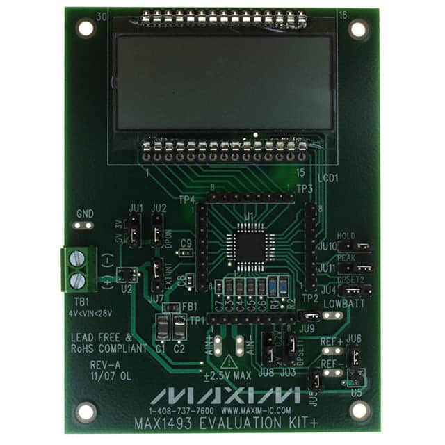 MAX1493EVKIT+ Maxim Integrated                                                                    KIT EVAL FOR MAX1493