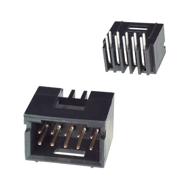 102617-3 TE Connectivity AMP Connectors                                                                    CONN HEADER R/A .100 10POS 15AU