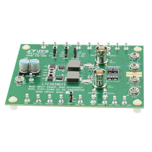 DC1626A-A Linear Technology/Analog Devices                                                                    BOARD EVAL FOR LTC3838EFE