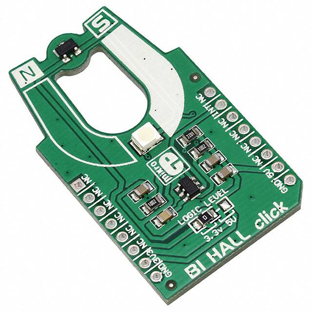 MIKROE-1646 MikroElektronika                                                                    BOARD BIPOLAR HALL SENSOR CLICK