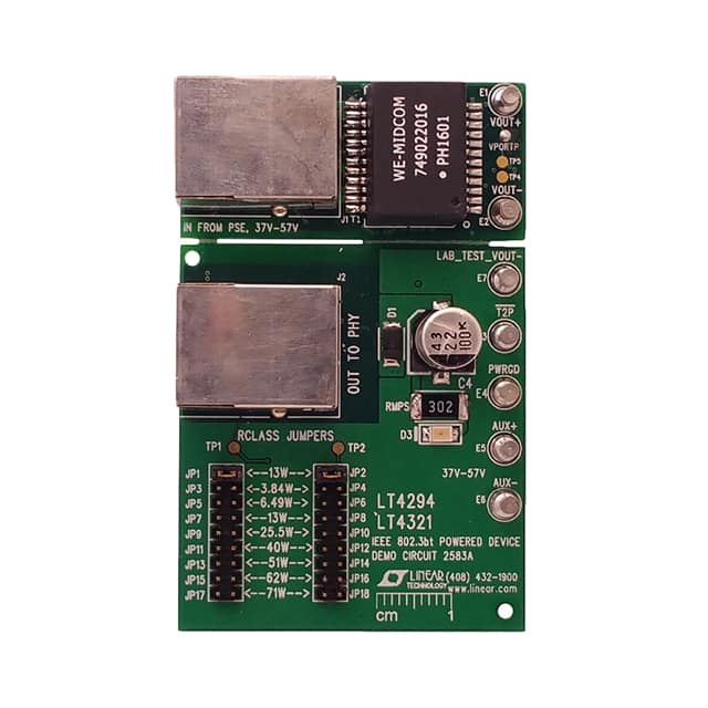 DC2583A Linear Technology/Analog Devices                                                                    DEMO BOARD FOR LT4294/LT4321