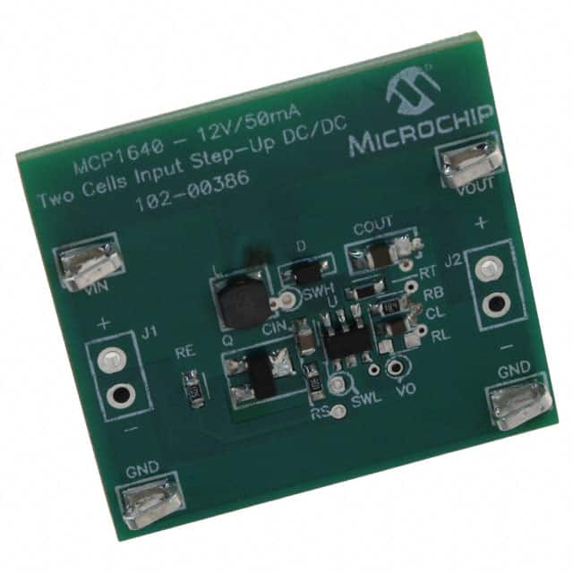 ARD00386 Microchip Technology                                                                    BOARD MCP1640 2CELL BOOST CONV