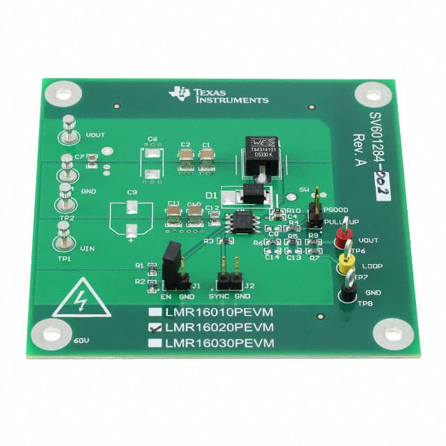 LMR16020PEVM Texas Instruments                                                                    SIMPLE SWITCHER 60V, 1-3A STEP-D