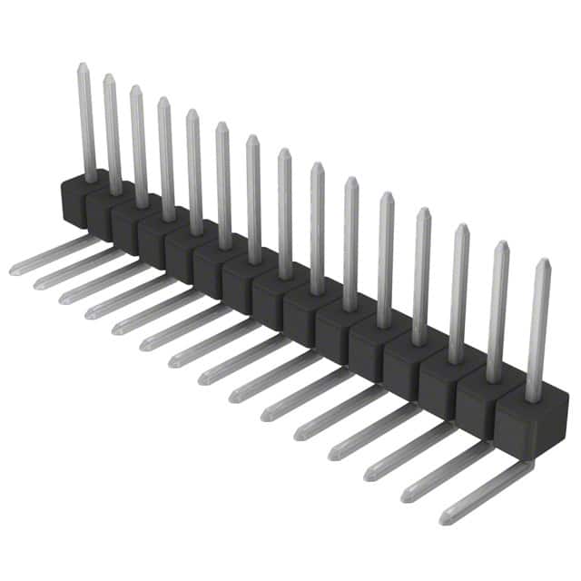 PEC15SGBN Sullins Connector Solutions                                                                    CONN HEADER .100 SINGL R/A 15POS