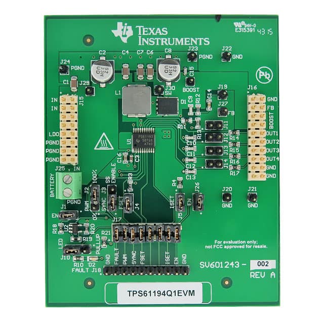 TPS61194Q1EVM Texas Instruments                                                                    EVALUATION MODULE