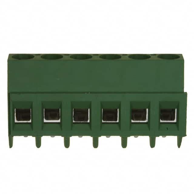 282847-6 TE Connectivity AMP Connectors                                                                    TERM BLOCK 6POS 35DEG 5.08MM