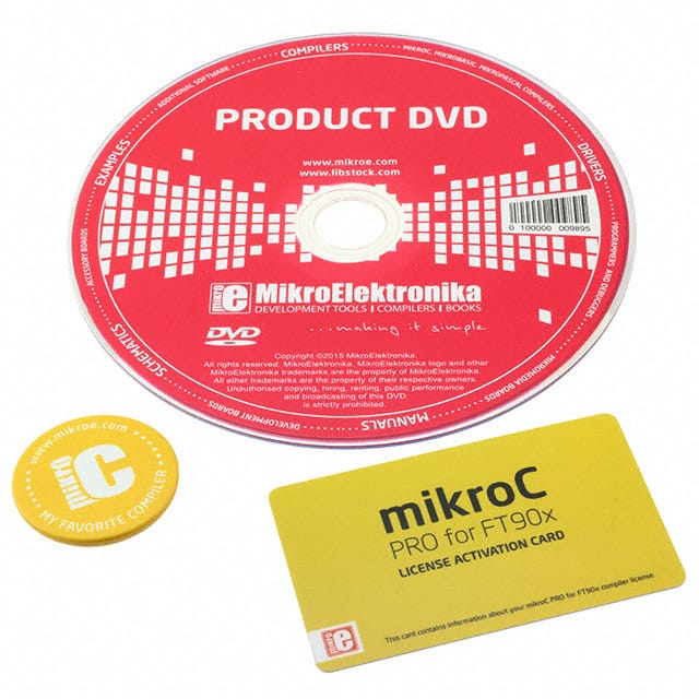 MIKROE-1730 MikroElektronika                                                                    MIKROC PRO FOR FT90X LICENSE/ACT