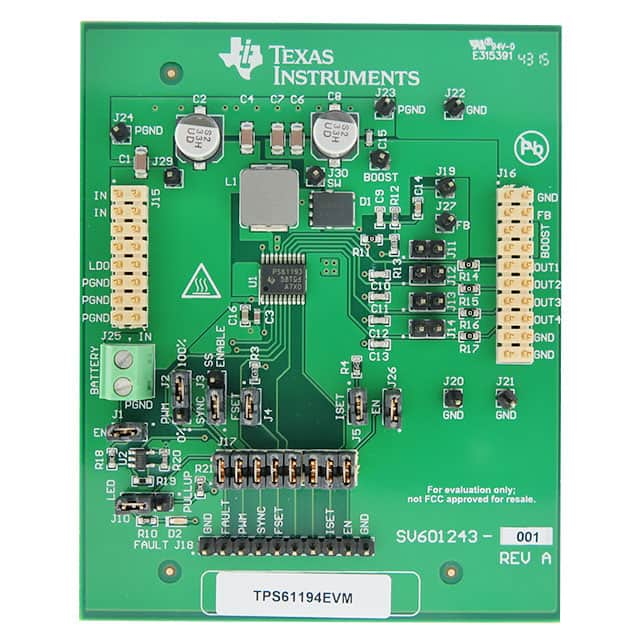 TPS61194EVM Texas Instruments                                                                    EVALUATION MODULE