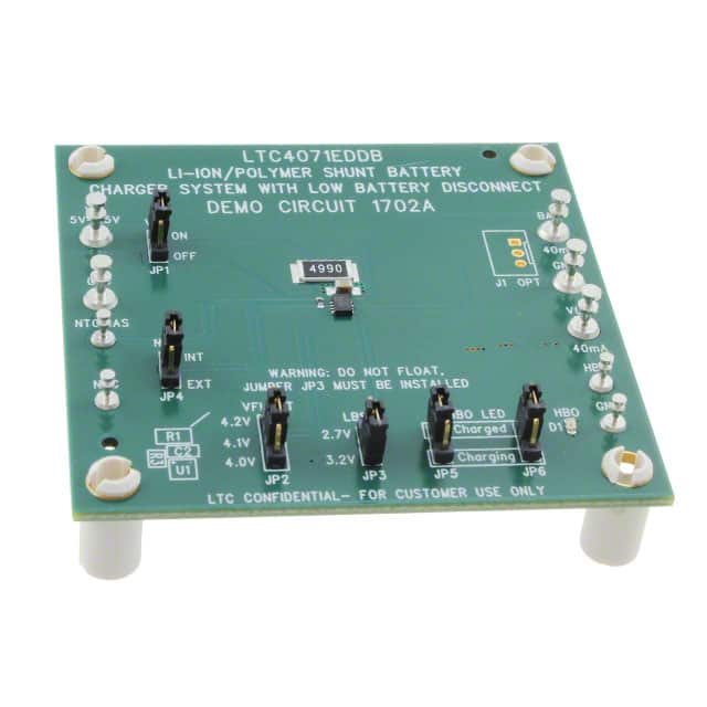 DC1702A Linear Technology/Analog Devices                                                                    EVAL BOARD BATT CHARGER LTC4071