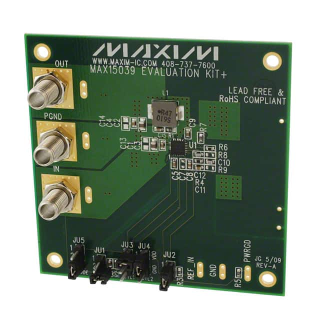 MAX15039EVKIT+ Maxim Integrated                                                                    EVALUATION KIT FOR MAX15039