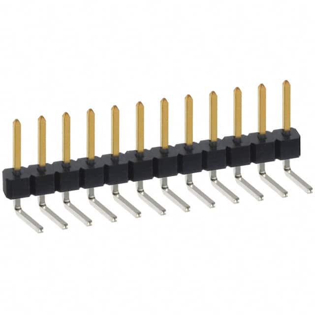 PBC12SBBN Sullins Connector Solutions                                                                    CONN HEADER .100 SINGL R/A 12POS