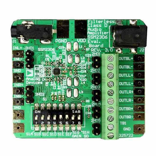 SSM2306-EVALZ Analog Devices Inc.                                                                    BOARD EVAL FOR SSM2306