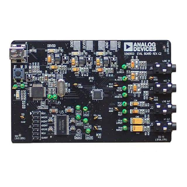 SSM2603-EVALZ Analog Devices Inc.                                                                    BOARD EVALUATION FOR SSM2603