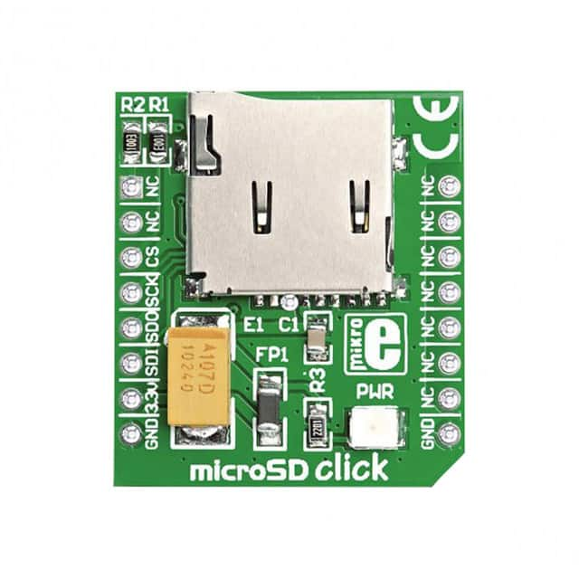 MIKROE-924 MikroElektronika                                                                    BOARD MICROSD CLICK STORAGE