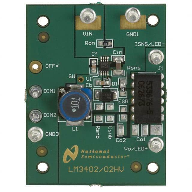 LM3402EVAL Texas Instruments                                                                    BOARD EVALUATION FOR LM3402