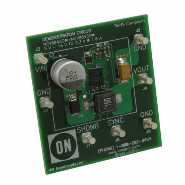 NCV8843MNR2GEVB ON Semiconductor                                                                    EVAL BOARD FOR NCV8843MNR2G