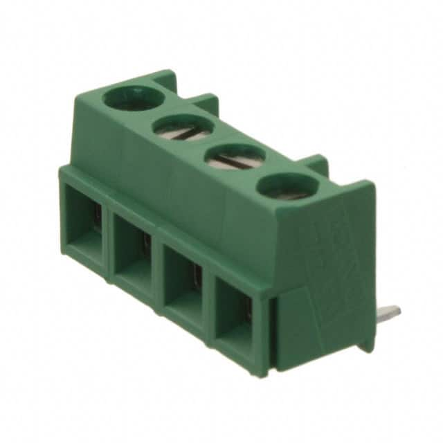 284093-4 TE Connectivity AMP Connectors                                                                    TERM BLOCK 4POS TOP ENTRY 5MM