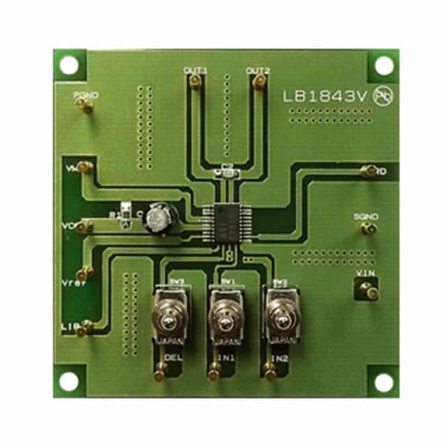 LB1843VGEVB ON Semiconductor                                                                    EVAL BOARD BIDIR MOTOR DRIVER