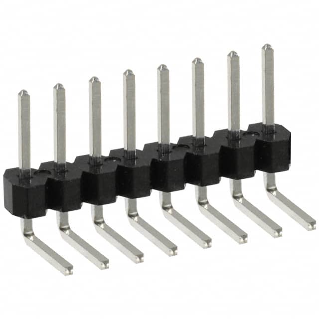 PEC08SBBN Sullins Connector Solutions                                                                    CONN HEADER .100 SINGL R/A 8POS