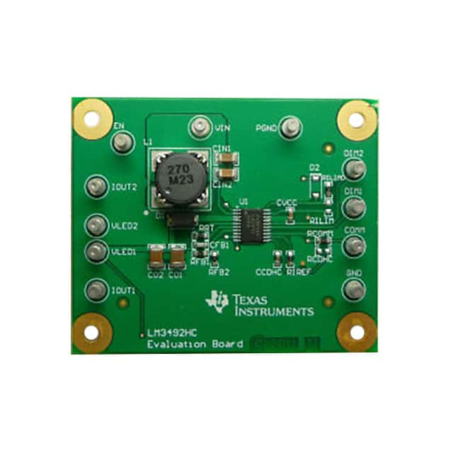 LM3492HCEVM Texas Instruments                                                                    EVAL MODULE FOR LM3492HC