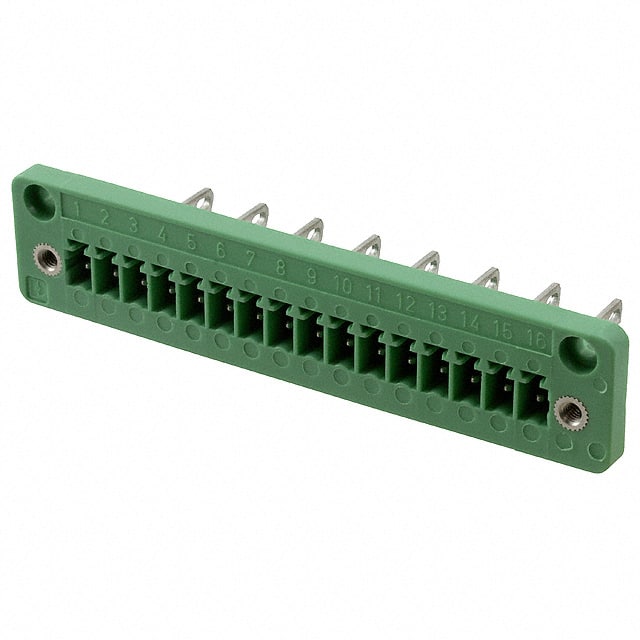 1829471 Phoenix Contact                                                                    TERM BLK HEADER 16POS GREEN