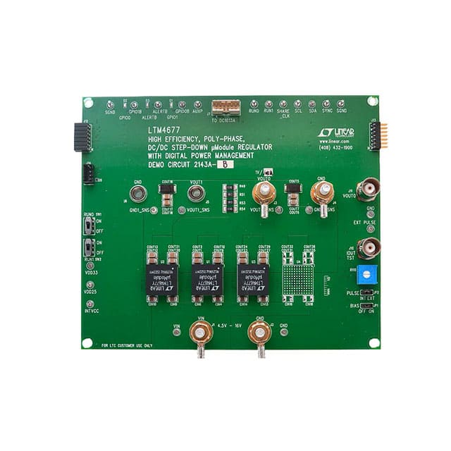 DC2143A-B Linear Technology/Analog Devices                                                                    DEMO BOARD FOR LTM4677