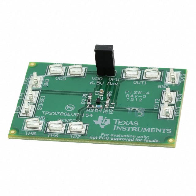 TPS3780EVM-154 Texas Instruments                                                                    EVALUATION BOARD FOR TPS3780