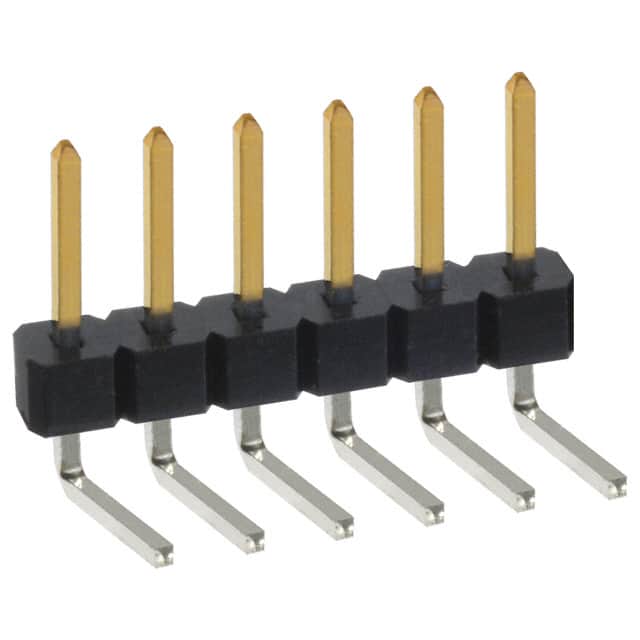 PBC06SBCN Sullins Connector Solutions                                                                    CONN HEADER .100 SINGL R/A 6POS