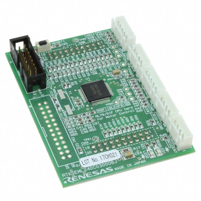 RTK0EML240C03000BJ Renesas Electronics America                                                                    CPU CARD FOR RL78/G1F