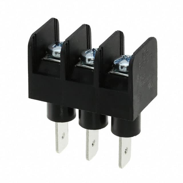 JC6-Q407-03 TE Connectivity AMP Connectors                                                                    CONN BARRIER STRIP 3CIRC 0.375