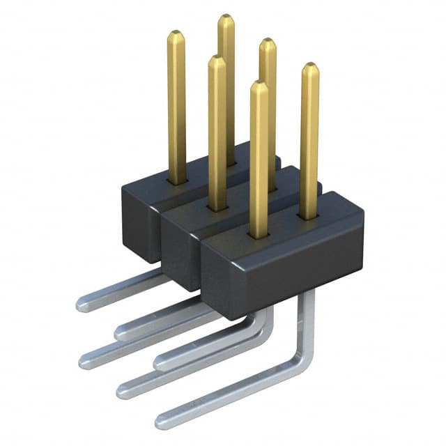 PBC03DBAN Sullins Connector Solutions                                                                    CONN HEADER .100 DUAL R/A 6POS