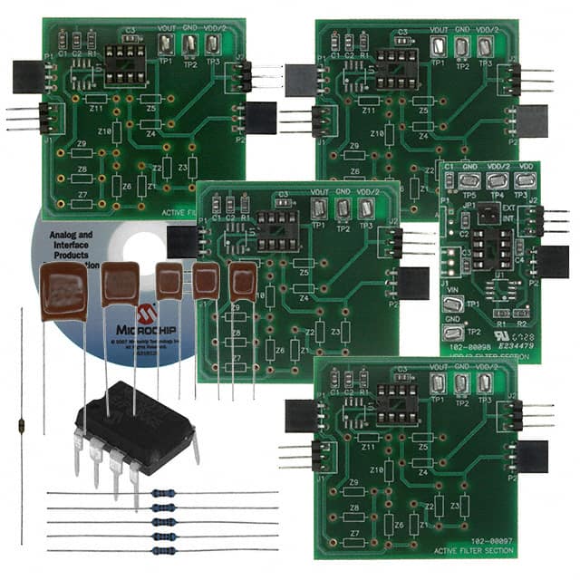 MCP6XXXDM-FLTR Microchip Technology                                                                    KIT DEMO BOARD ACTIVE FILTER